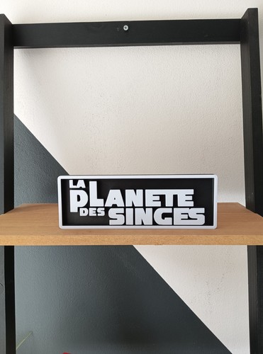 Plaque cinéma la - plaque, 3d