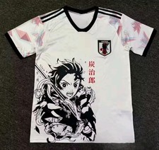 Maillot Football Tanjiro Équipe Foot Japon Adulte Enfant T-shirt Demon Slayer 
