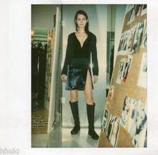 POL369 Polaroid Photo Vintage Original Fashion Fashion Model Model Woman Woman