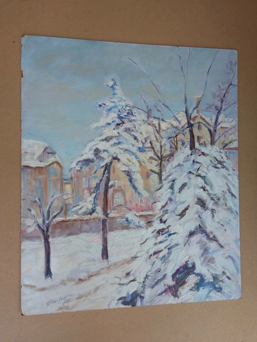 Excellente huile sur panneau - excellente,