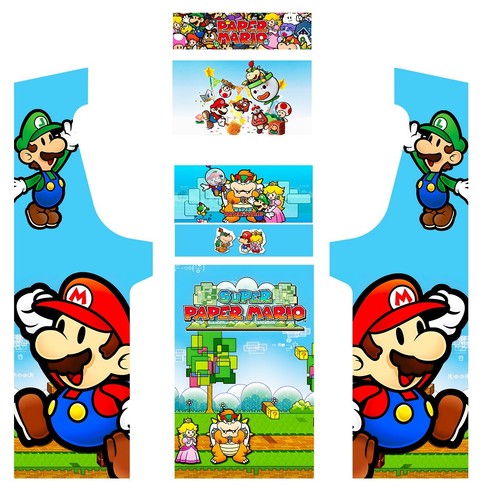 Stickers papermario pour - stickers,