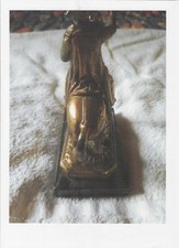 statuette en bronze socle en