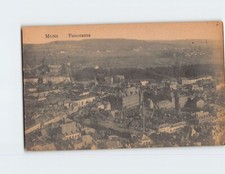 Postcard Panorama Mons Belgium