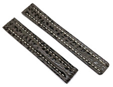 Bracelet De Montre 15Mm Marron Requin Compatible Avec Breitling / 12