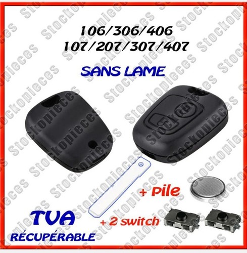 Coque cle plip clef boitier - cle,
