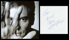 Pierre Rapsat (1948-2002) - Chanteur belge - Rare autographe + Photo - 1995
