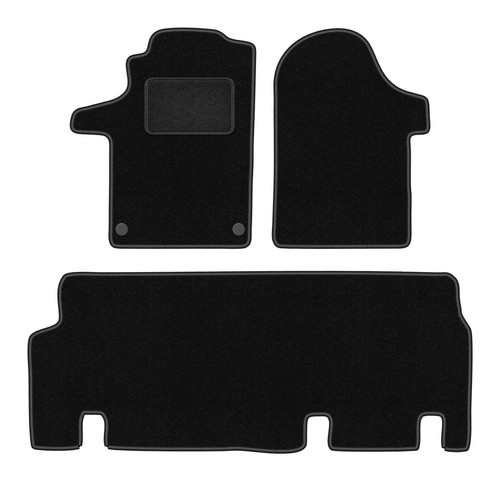 Tapis sol velours - velours, noir