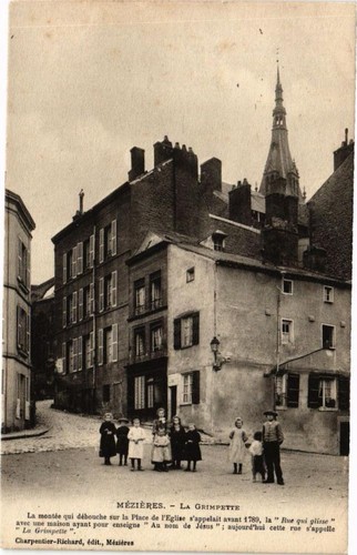 Cpa mézieres grimpette - -,