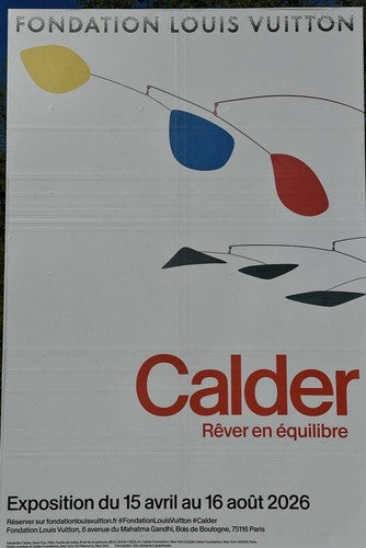 Affiche calder fondation louis - affiche,