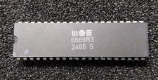 1 X puce vidéo Mos 6569 R3 (2485) VIC-II Commodore 64. TESTÉ..