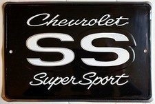 Plaque métal CHEVROLET  SS