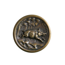 Bouton ancien - Chasse -