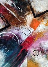 Peinture abstraite Stella -