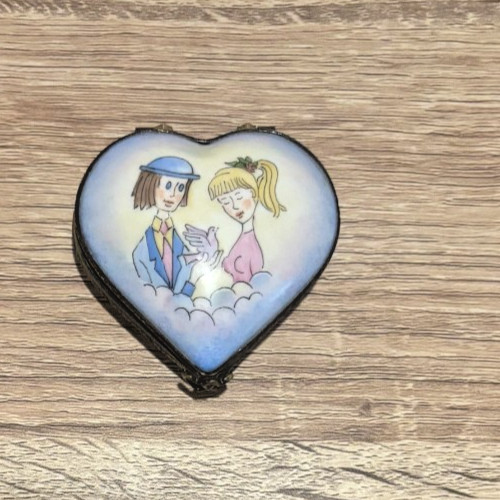 Boite pilule porcelaine - à,