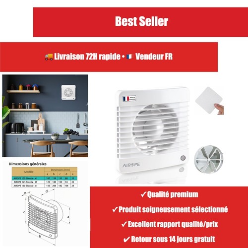 Extracteur air vmc 100 - extracteur, d'air