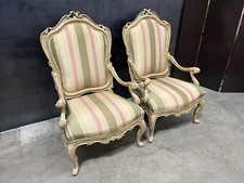 *PAIR* J. Robert Scott “Giovanni” Fauteuil / Arm Chairs; Near Mint