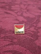 Pin's Pins Pin Enamel 15 Société FRANCE BTP FORMWORK Logo "Sateco" 