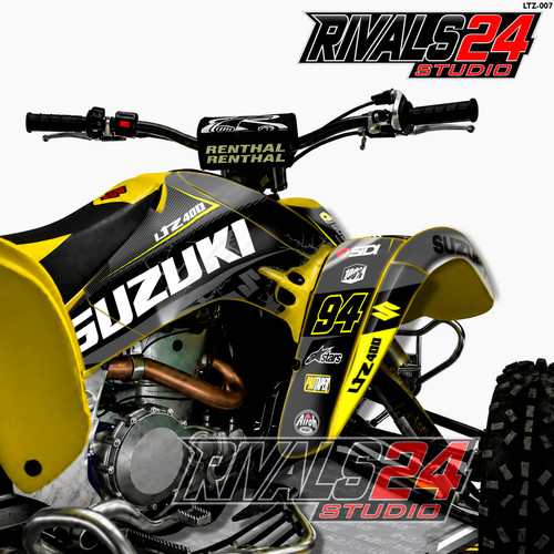 Ltz 400 suzuki wrap graphics - wrap,