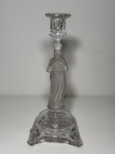 Bougeoir verre sacré cœur - en,