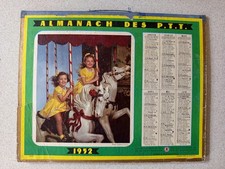 calendrier POSTES 1952 - fête