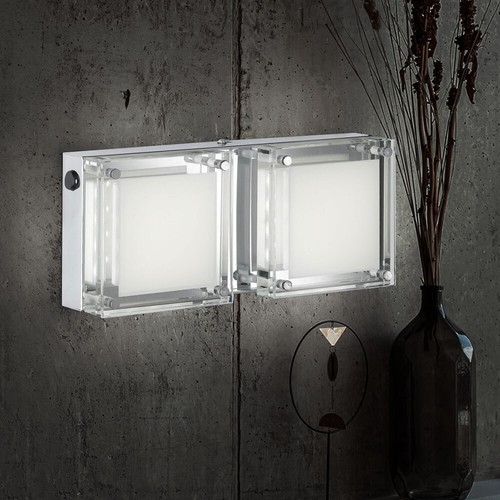 Led spot mural ip20 métal - mural,