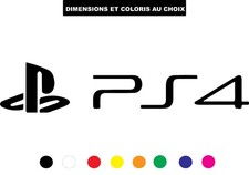 Sticker Autocollant PlayStation PS4 – Vinyle Console Manette Gaming