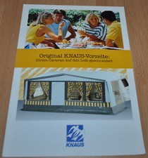 Knaus Vorzelte MotorHomes Brochure Prospekt