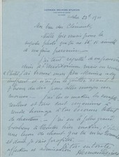 Herman DEVRIES French Baritone USA Chicago Signed Autograph Letter