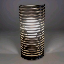 MAGNIFIQUE LAMPE RESSORT CHROMÉ MASSIVE VINTAGE 90'S STYLE INGO MAURER GUZZINI