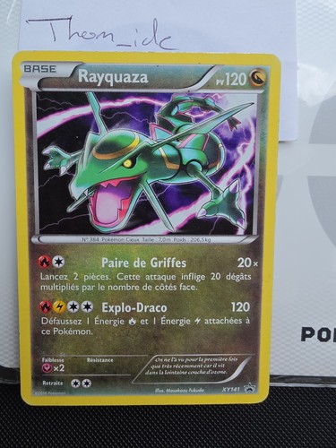 Carte pokémon rayquaza xy141 - rayquaza,
