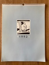 calendrier TINTIN 1992