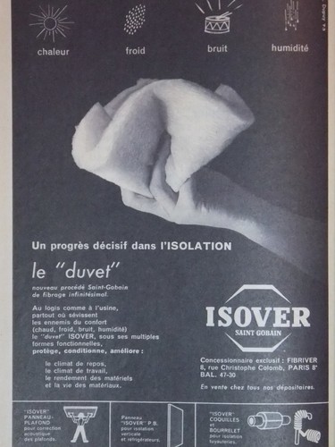 Publicité isover saint gobain - publicitÉ,
