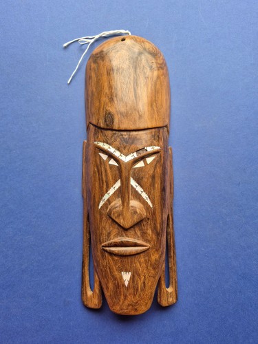 Ancien masque tiki bois - masque,