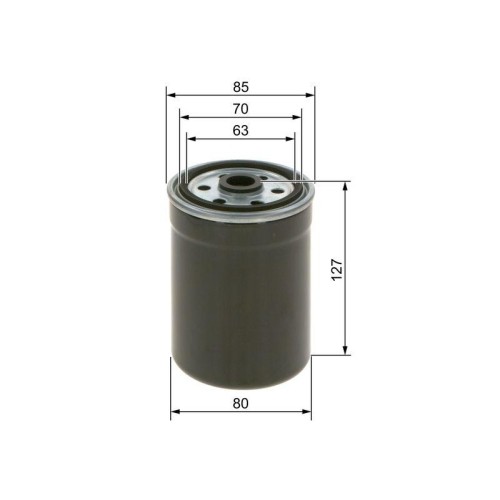 Filtre carburant bosch - carburant,