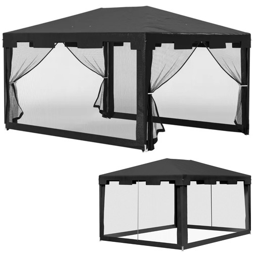 Outsunny tonnelle jardin - tonnelle, 3x4m