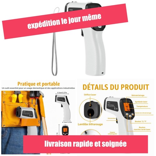Thermomètre infrarouge laser