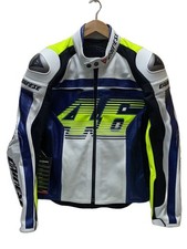 DAINESE leather jacket blouson 52 multicolor total pattern G.VR46 D1 PELLE Used