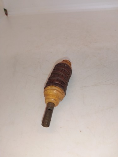 Ancien appeau cuir bois - appeau,