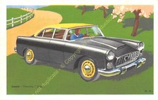 CARTE POSTALE ILLUSTRATION AUTOMOBILE Lancia Flaminia Italie Edt R.A.