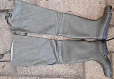 paire Cuissarde botte de Pêche ancienne vert t 40 peu servie mer riviere a pied