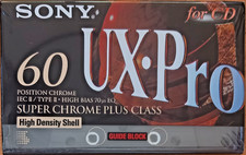 Une cassette SONY UX PRO 60
