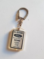 FORD Taunus & US Ets BUFFARD REIMS keychain face license plate 752 MU