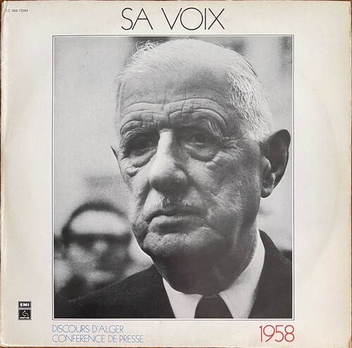 Gaulle voix discours - -,