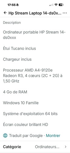 Ordinateur portable - ordinateur, hp