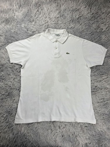 Lacoste polo blanc - blanc, coton