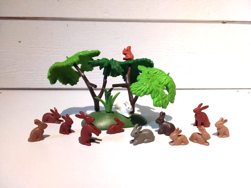 Playmobil lot lapins forêt - playmobil,