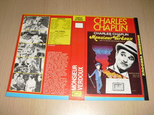 Jaquette vhs monsieur verdoux - jaquette,