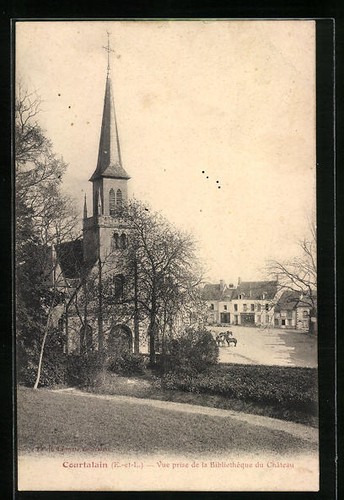 Cpa courtalain vue - vue, prise