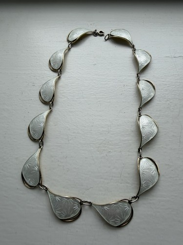 Collier émaillé argent - émaillé,