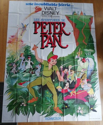 Peter pan walt disney - disney, affiche